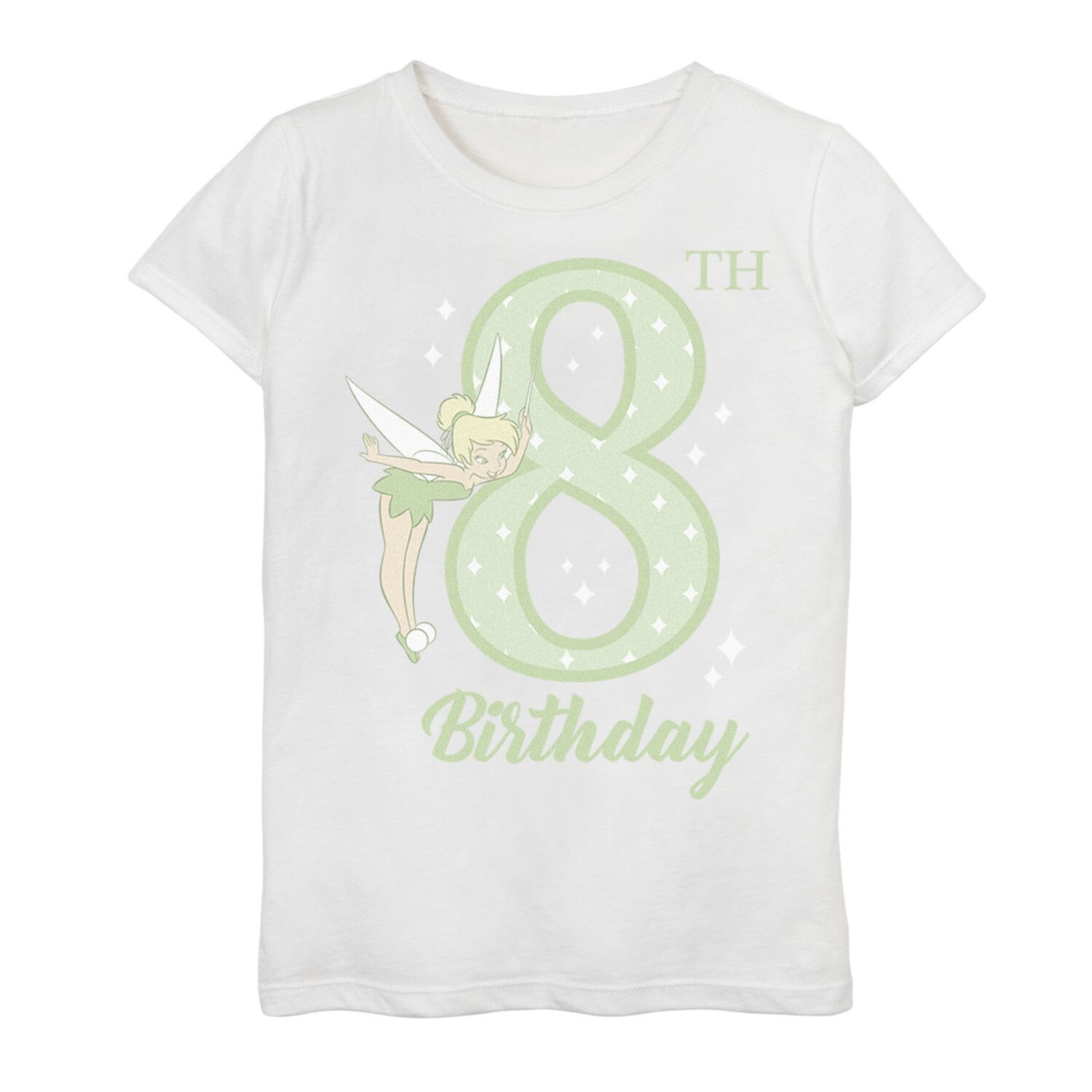 Футболка с изображением Диснея «Питер Пэн» для девочек 7–16 лет на 8-й день рождения с портретом Тинкербелл Disney, белый
Футболка с изображением Диснея «Питер Пэн» для девочек 7–16 лет на 8-й день рождения с портретом Тинкербелл Disney, белый