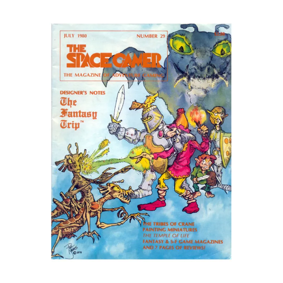 Журнал #29 "Designer Notes and Errata for The Fantasy Trip, Temple of Live Adventure", Space Gamer Magazine (Various Publishers)
Журнал #29 "Designer Notes and Errata for The Fantasy Trip, Temple of Live Adventure", Space Gamer Magazine (Various Publishers)