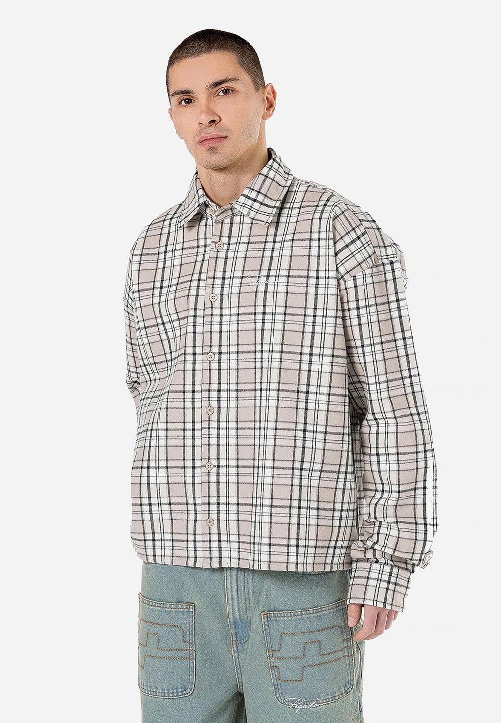 Рубашка BEVILL Pegador, серый 
Рубашка BEVILL Pegador, серый