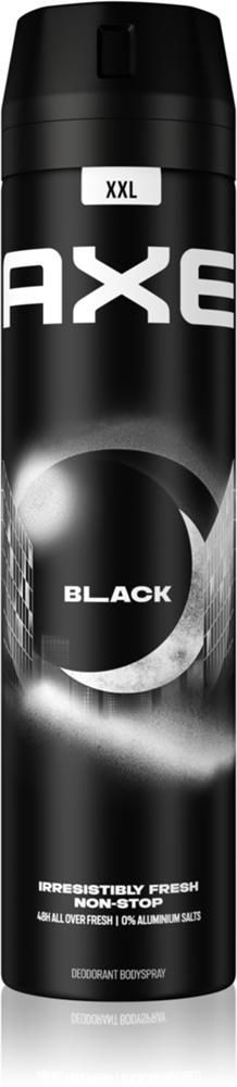 Черный дезодорант-спрей Axe, vyrams xxl 250 мл
Черный дезодорант-спрей Axe, vyrams xxl 250 мл
