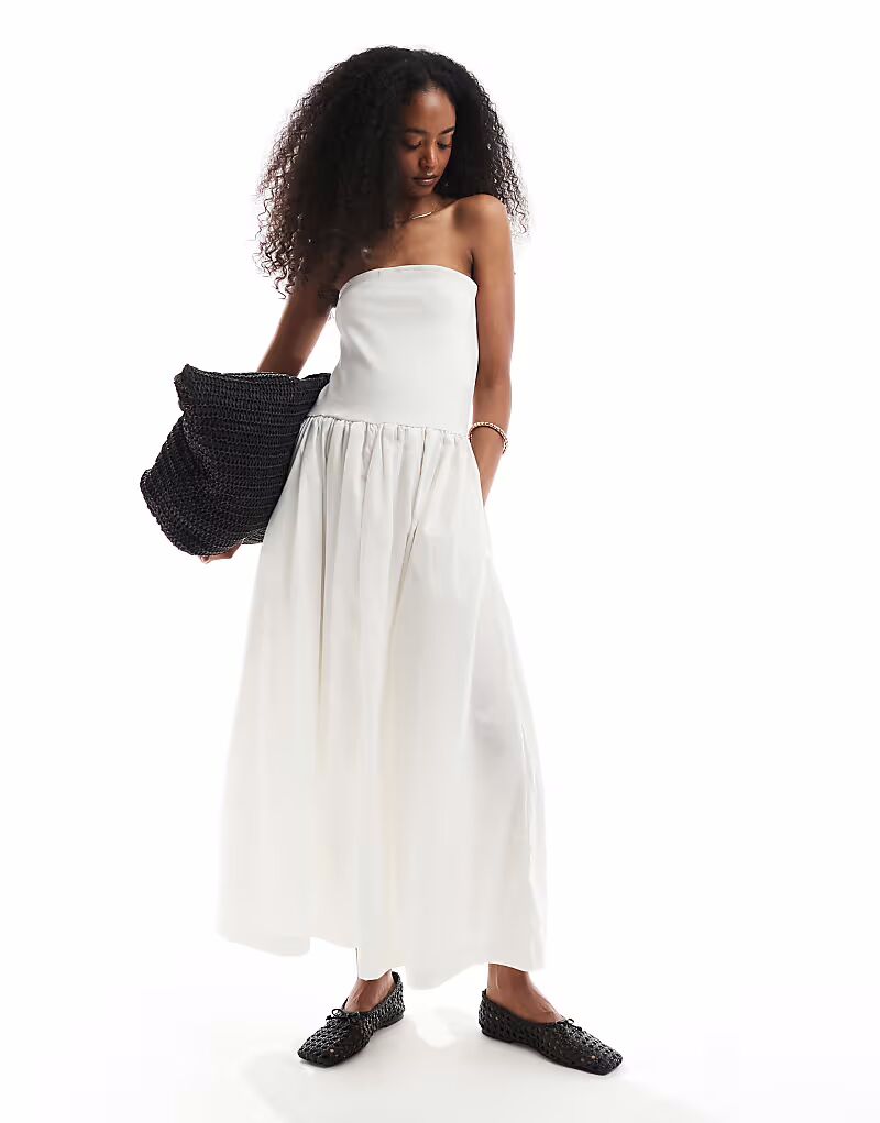 Платье-бандо миди Vero Moda белого цвета
Платье-бандо миди Vero Moda белого цвета