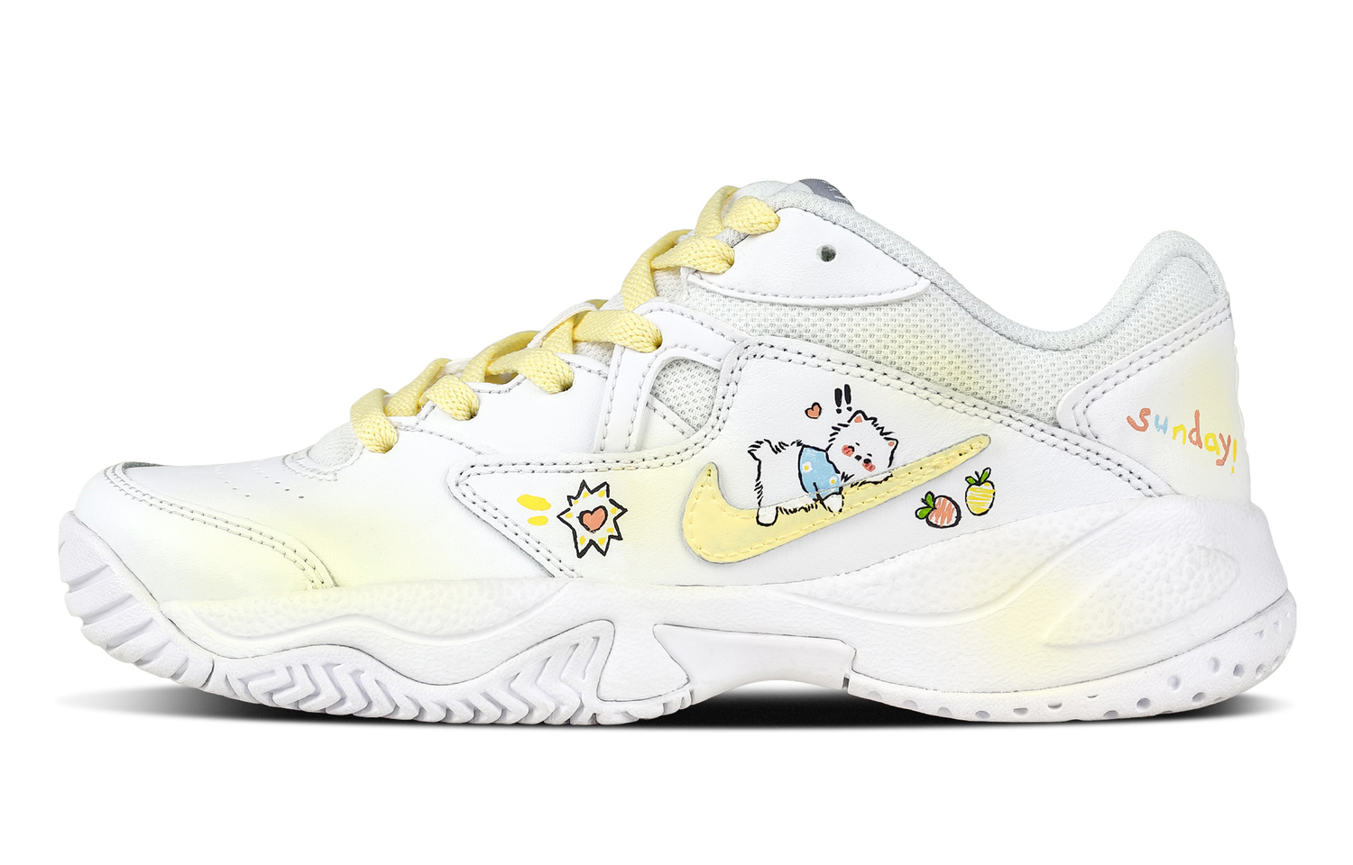 Nike Кроссовки Court Lite 2 Papa Kitten Abrasion Resistant Low top Tennis Shoes Women's White Yellow
Nike Кроссовки Court Lite 2 Papa Kitten Abrasion Resistant Low top Tennis Shoes Women's White Yellow