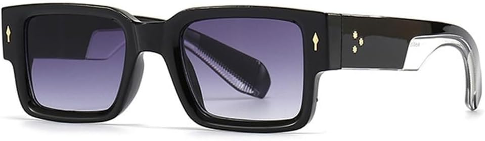 Женские солнцезащитные очки в стиле панк с заклепками, мужские очки с защитой от УФ-излучения UV400 для занятий спортом на открытом воздухе, бега и верховой езды LXLHWN, Black Gray Gradient
Женские солнцезащитные очки в стиле панк с заклепками, мужские очки с защитой от УФ-излучения UV400 для занятий спортом на открытом воздухе, бега и верховой езды LXLHWN, Black Gray Gradient