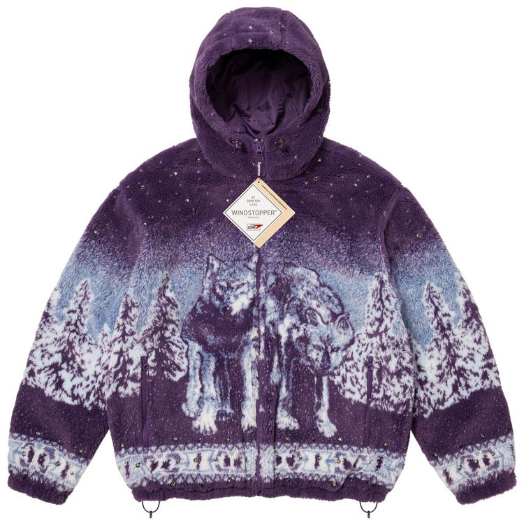 Двусторонняя флисовая куртка с капюшоном Supreme x BB Simon, фиолетовый цвет
Двусторонняя флисовая куртка с капюшоном Supreme x BB Simon, фиолетовый цвет