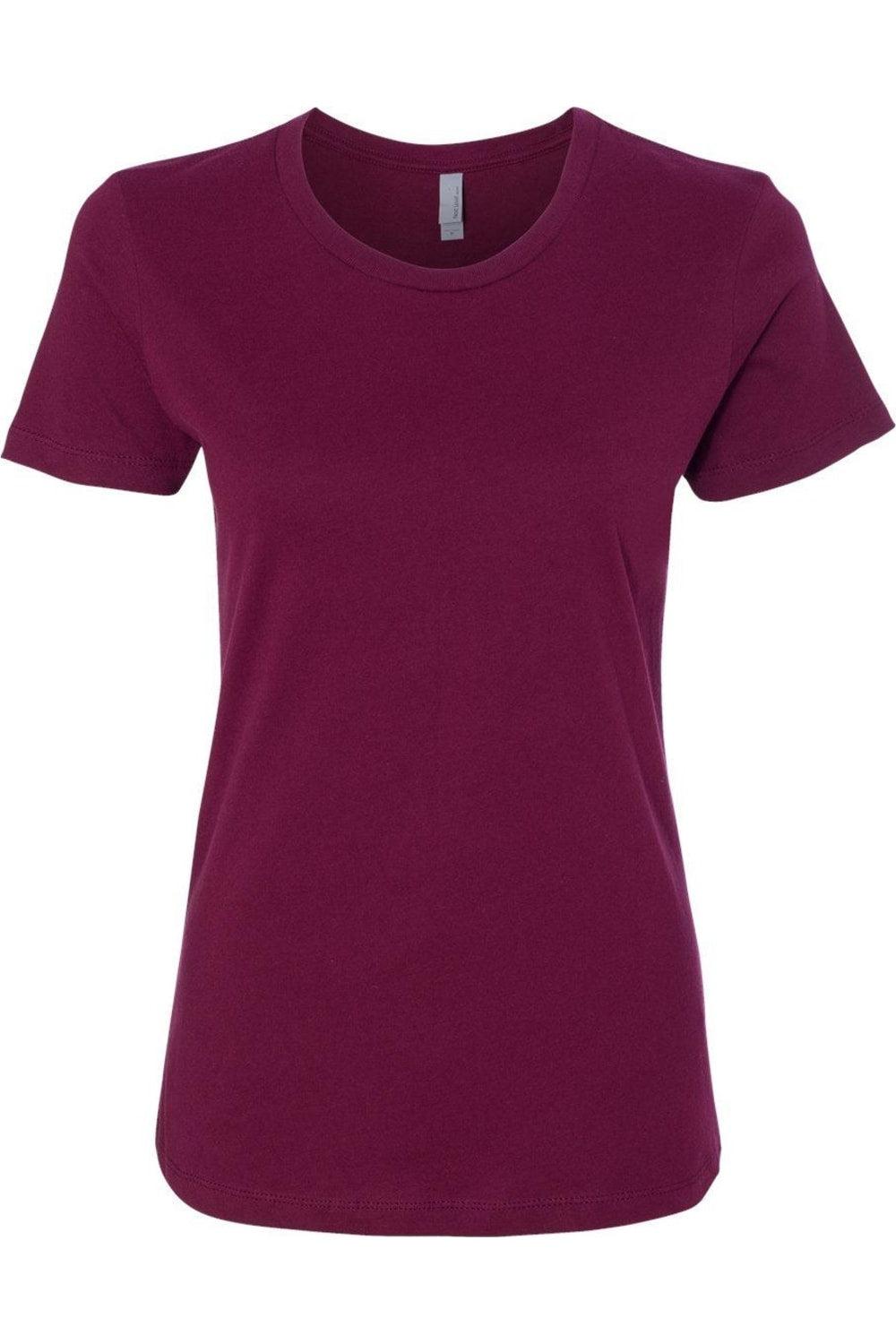 Женская хлопковая футболка Next Level, бордовый
Женская хлопковая футболка Next Level, бордовый