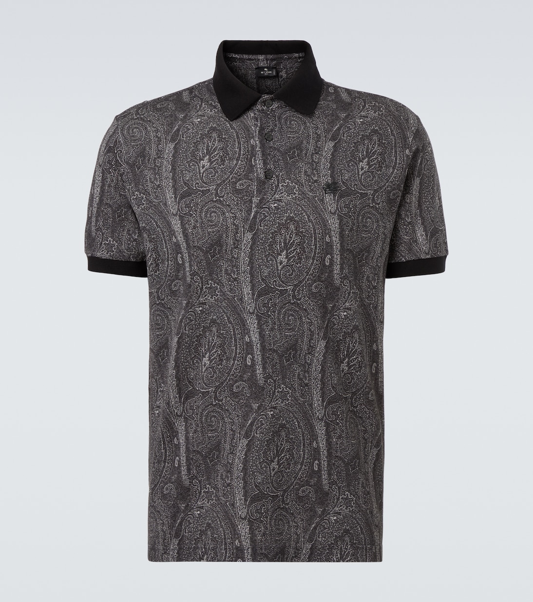 Поло из хлопка с узором пейсли Etro, Print On Black Base
Поло из хлопка с узором пейсли Etro, Print On Black Base