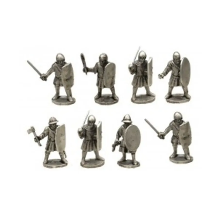 Пехота с коротким оружием и щитом, 1315–1365 гг., Historical Miniatures - Renaissance (15mm) (Mirliton SG)
Пехота с коротким оружием и щитом, 1315–1365 гг., Historical Miniatures - Renaissance (15mm) (Mirliton SG)