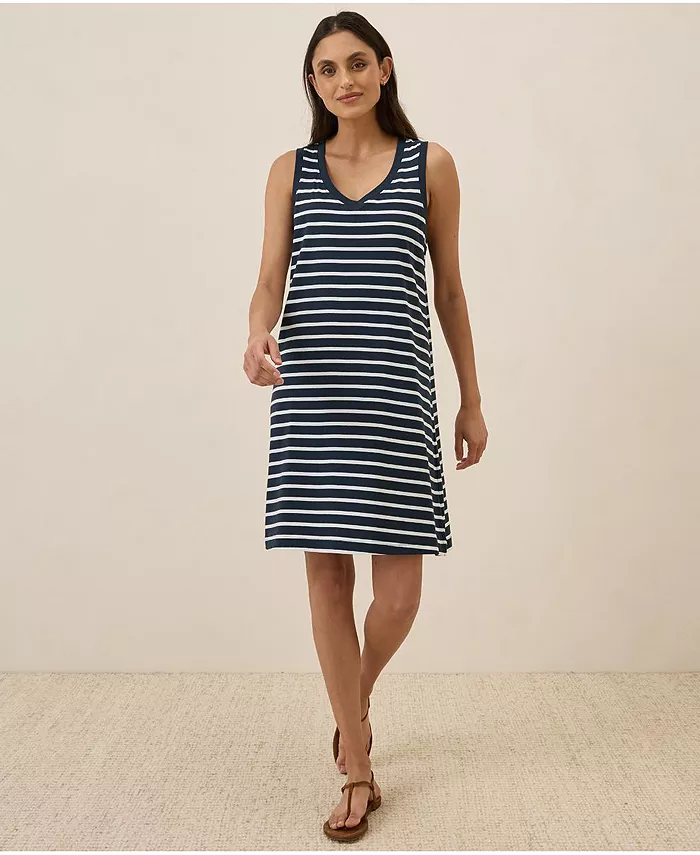 Женское платье-майка A-Line из мягкого органического хлопка Softspun Pact, синий
Женское платье-майка A-Line из мягкого органического хлопка Softspun Pact, синий