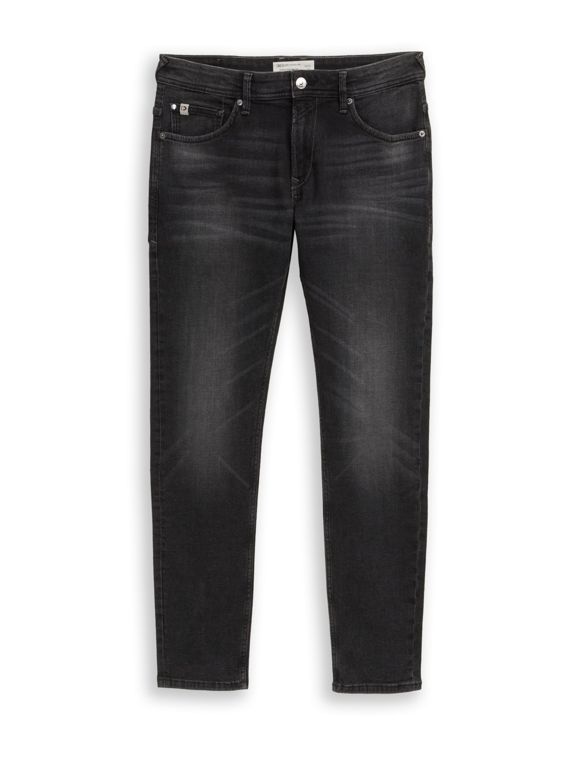TOM TAILOR DENIM Джинсы 'Piers' Slim fit из черного денима
TOM TAILOR DENIM Джинсы 'Piers' Slim fit из черного денима