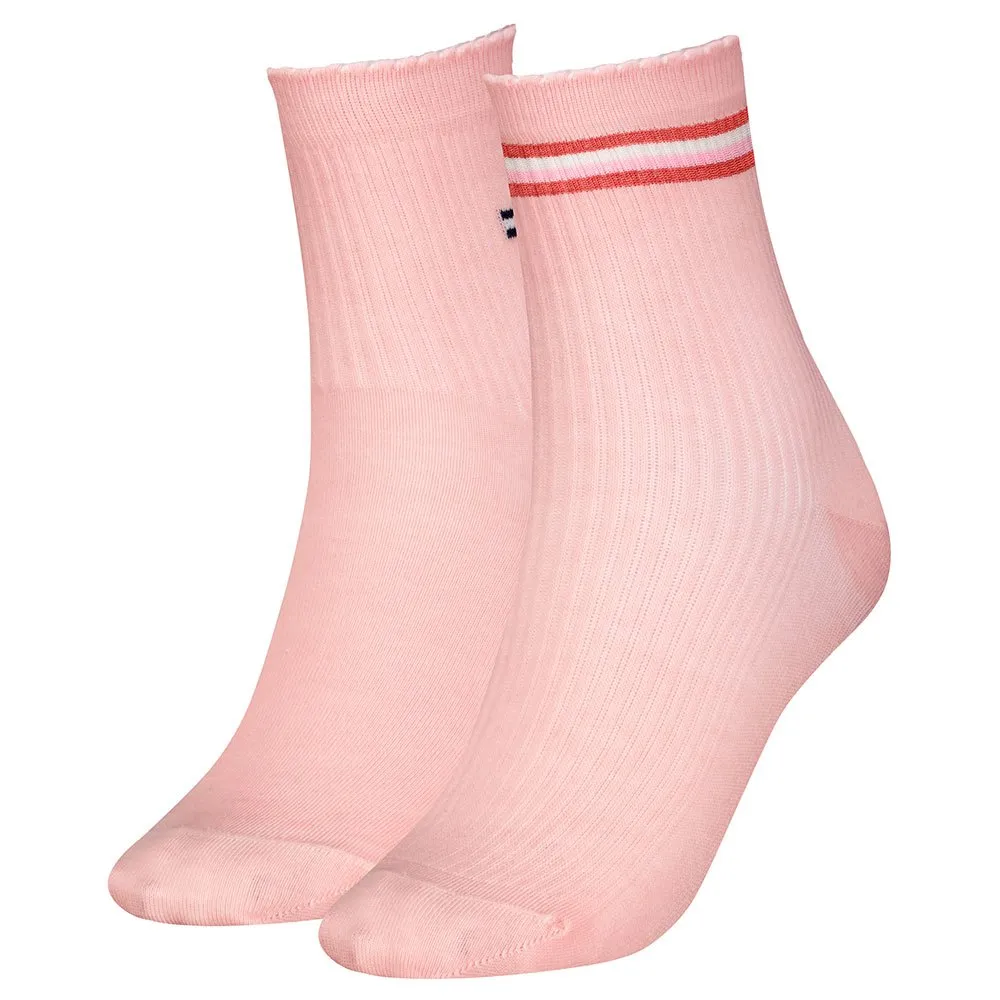 Носки Tommy Hilfiger Rib Stripe short 2 pairs, розовый
Носки Tommy Hilfiger Rib Stripe short 2 pairs, розовый