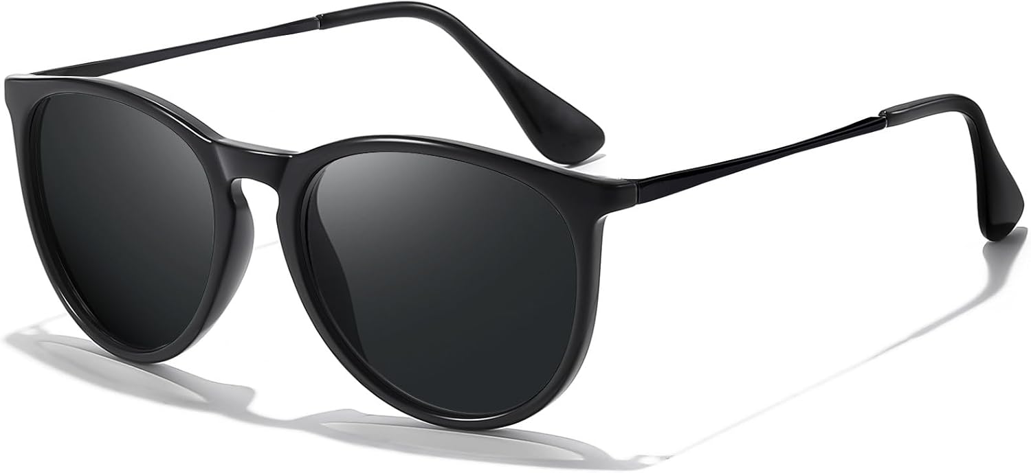 Поляризованные солнцезащитные очки CHBP для женщин и мужчин - модный винтажный классический ретро-стиль 2025 года с круглыми зеркальными линзами. Дизайнерский стиль, 1pack-black Frame Black Lens
Поляризованные солнцезащитные очки CHBP для женщин и мужчин - модный винтажный классический ретро-стиль 2025 года с круглыми зеркальными линзами. Дизайнерский стиль, 1pack-black Frame Black Lens