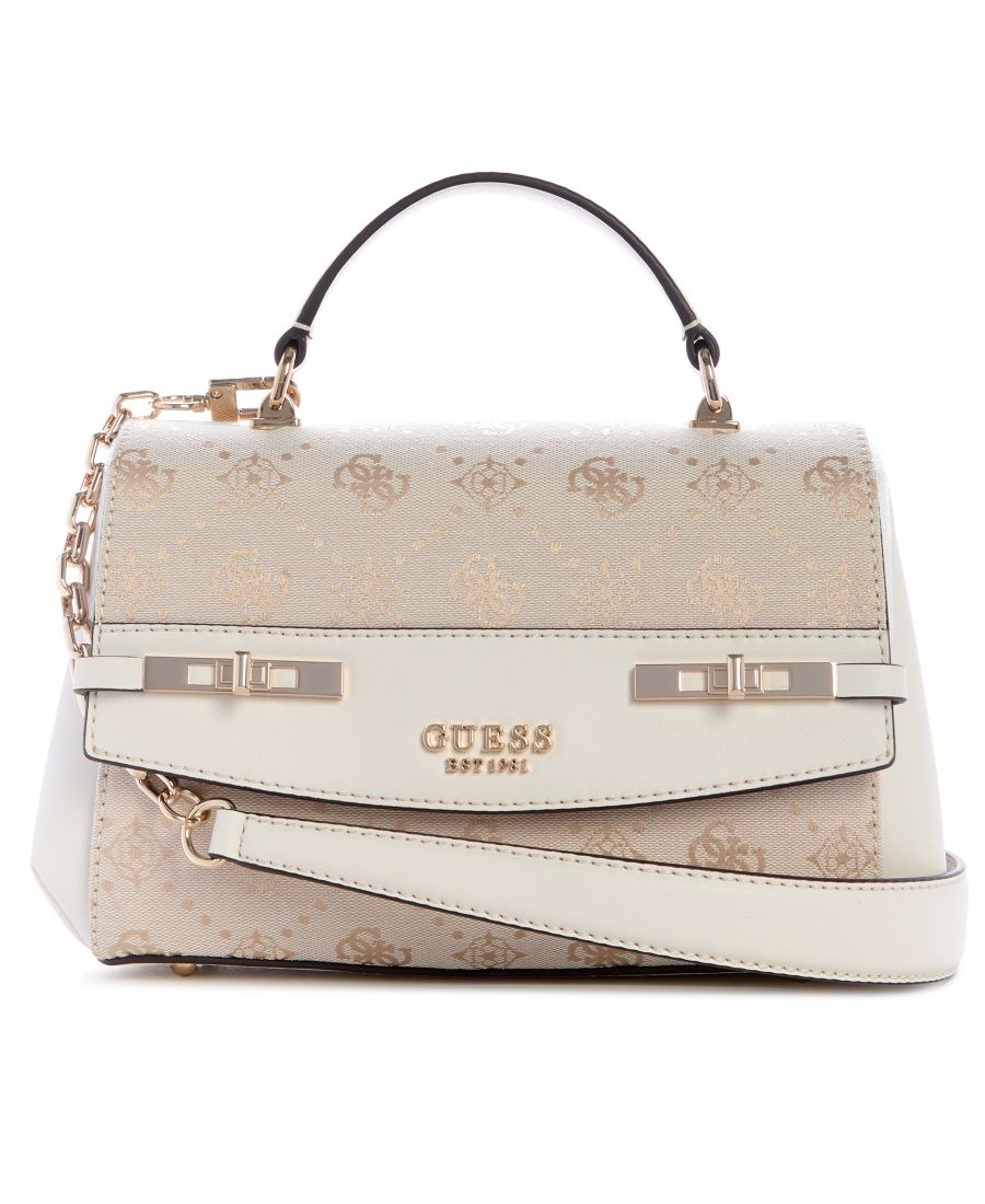 Сумка Melinda Logo Small с верхней ручкой GUESS, Off White Logo
Сумка Melinda Logo Small с верхней ручкой GUESS, Off White Logo