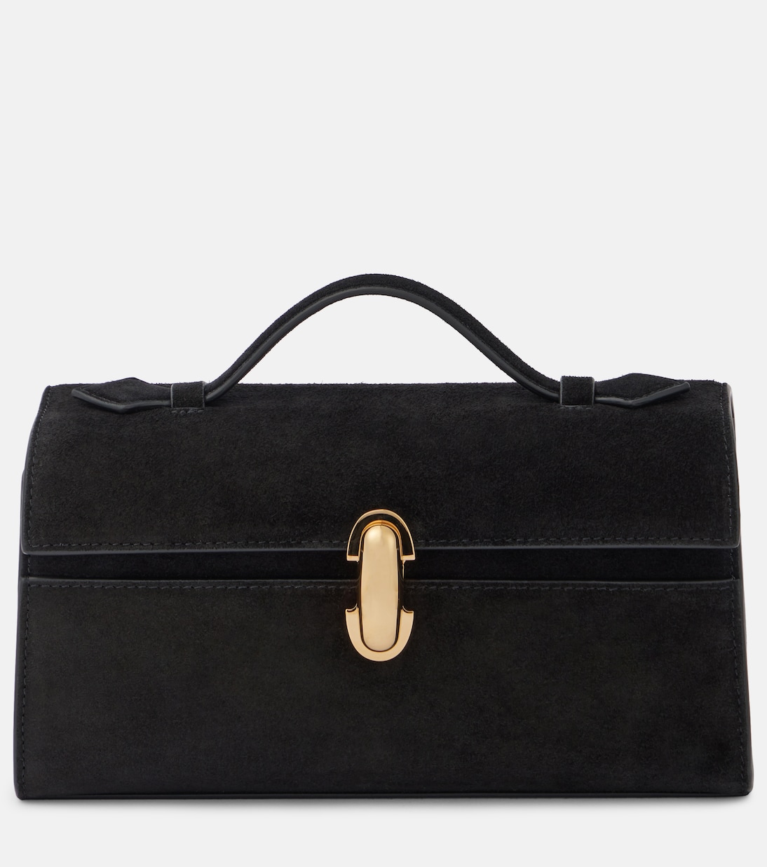 Симметричная замшевая сумка-тоут Savette, черный
Симметричная замшевая сумка-тоут Savette, черный