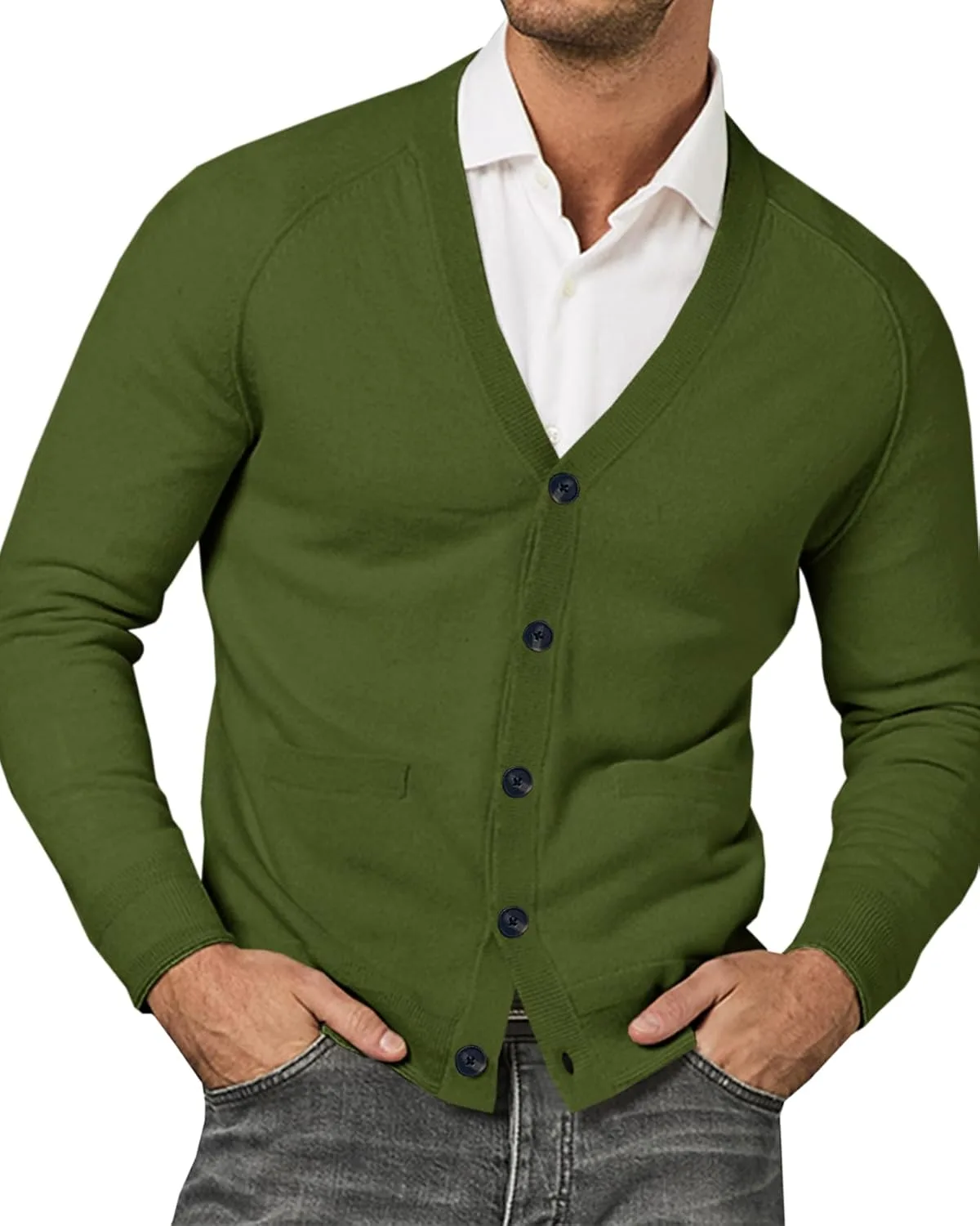 Кардиган Runcati мужской V-образный вырез с карманами
Кардиган Runcati мужской V-образный вырез с карманами