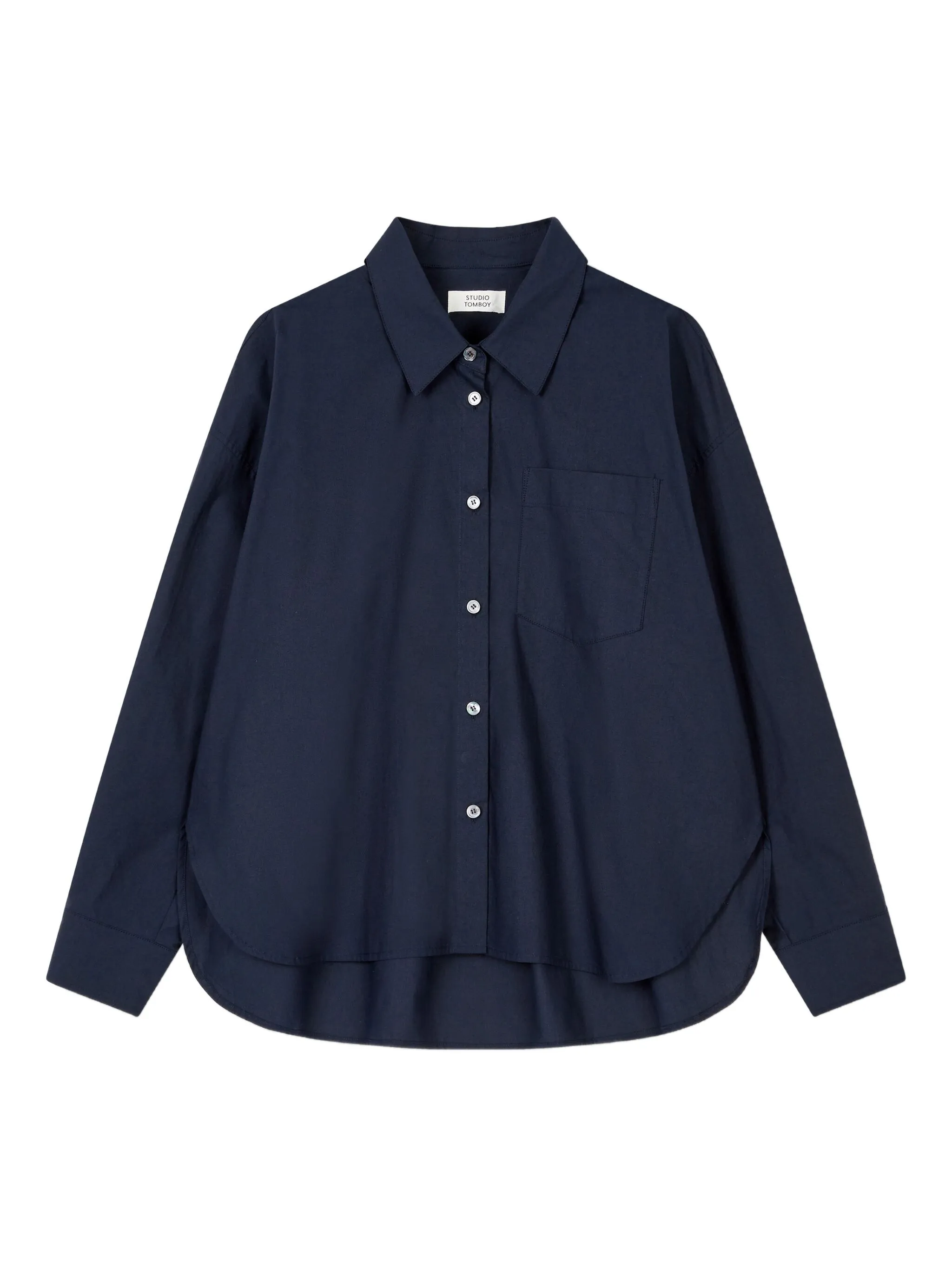 Рубашка с нагрудным карманом Studio Tomboy, синий
Рубашка с нагрудным карманом Studio Tomboy, синий