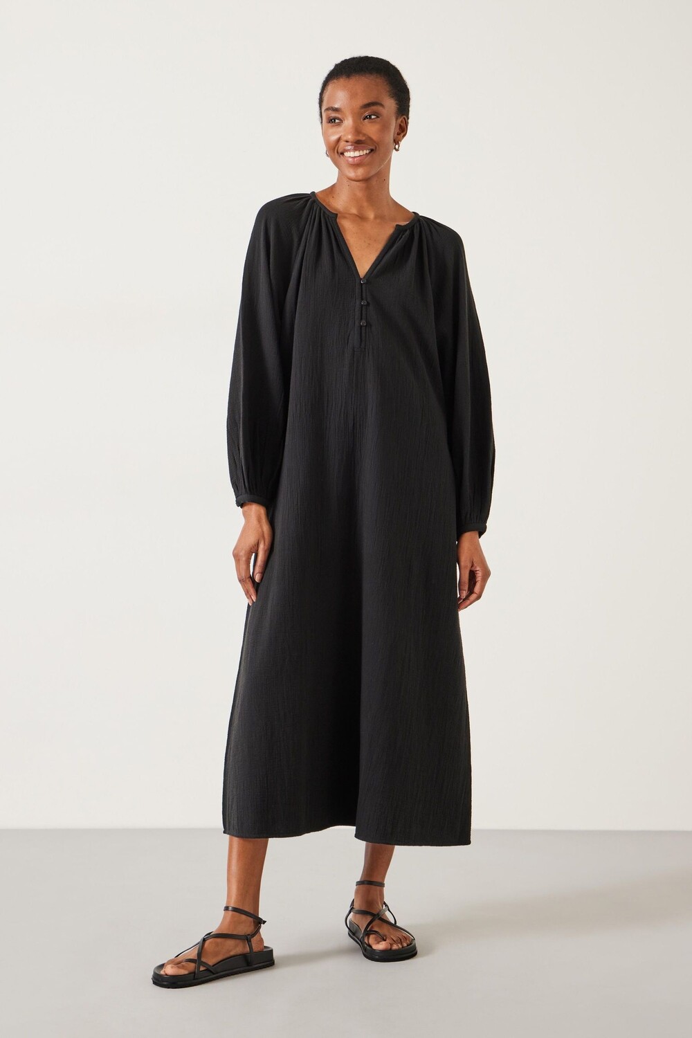 Платье миди Clarice из хлопка Hush, черный
Платье миди Clarice из хлопка Hush, черный