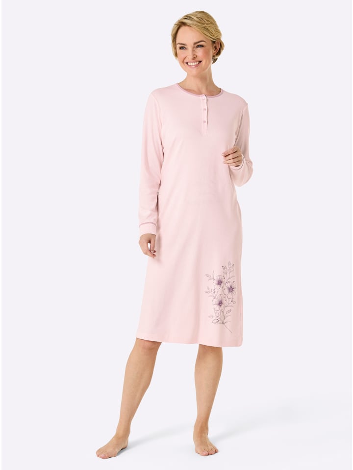 WITT WEIDEN Ночная рубашка с принтом в светло-розовых и сиреневых тонах
WITT WEIDEN Ночная рубашка с принтом в светло-розовых и сиреневых тонах