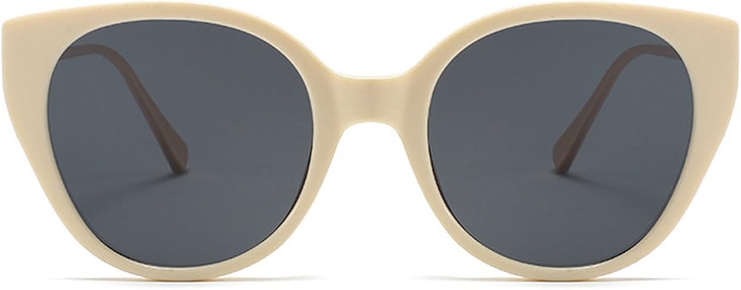 Ретро-солнцезащитные очки «кошачий глаз» для женщин, круглые солнцезащитные очки, милые овальные очки в стиле 90-х, женские солнцезащитные очки с защитой от УФ-излучения UV400 mincl, Beige Gray
Ретро-солнцезащитные очки «кошачий глаз» для женщин, круглые солнцезащитные очки, милые овальные очки в стиле 90-х, женские солнцезащитные очки с защитой от УФ-излучения UV400 mincl, Beige Gray