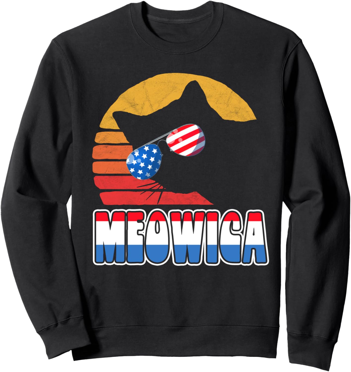 Забавная толстовка с изображением кошки в солнцезащитных очках в стиле Дня независимости США Pet Mom & Dad Retro Cat Tees, черный
Забавная толстовка с изображением кошки в солнцезащитных очках в стиле Дня независимости США Pet Mom & Dad Retro Cat Tees, черный