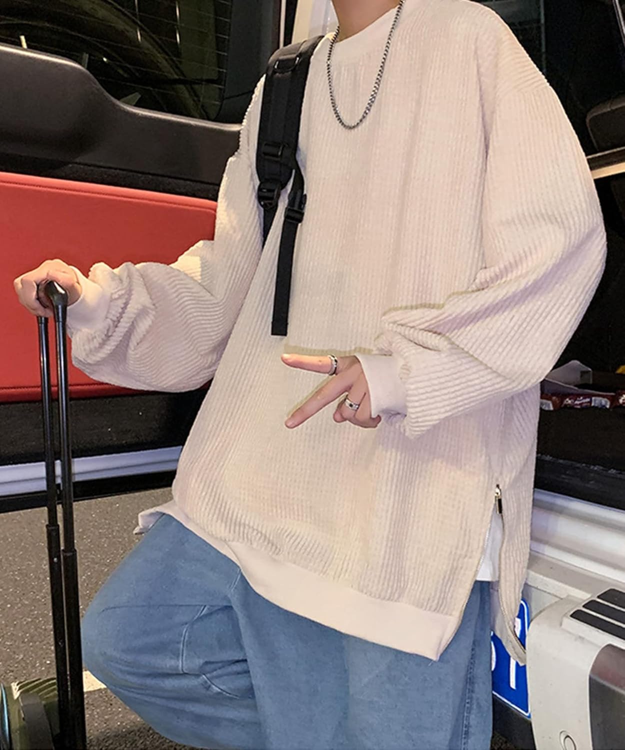 Мужская толстовка Aimoha, с длинным рукавом, вафельная текстура, свободный крой, пуловер, боковая молния, размер XL, бежевый
Мужская толстовка Aimoha, с длинным рукавом, вафельная текстура, свободный крой, пуловер, боковая молния, размер XL, бежевый