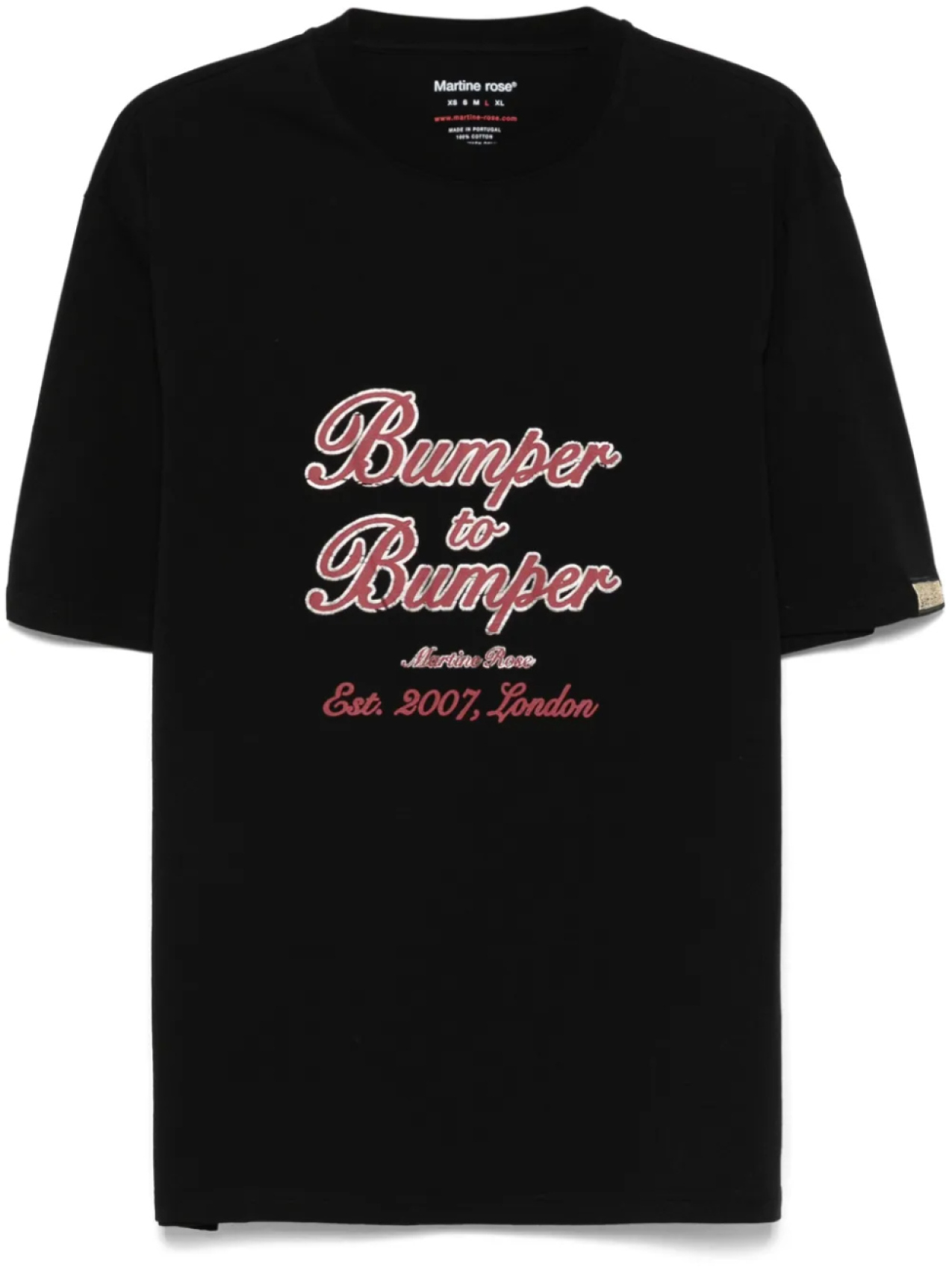 Футболка из хлопка Martine Rose, черный
Футболка из хлопка Martine Rose, черный