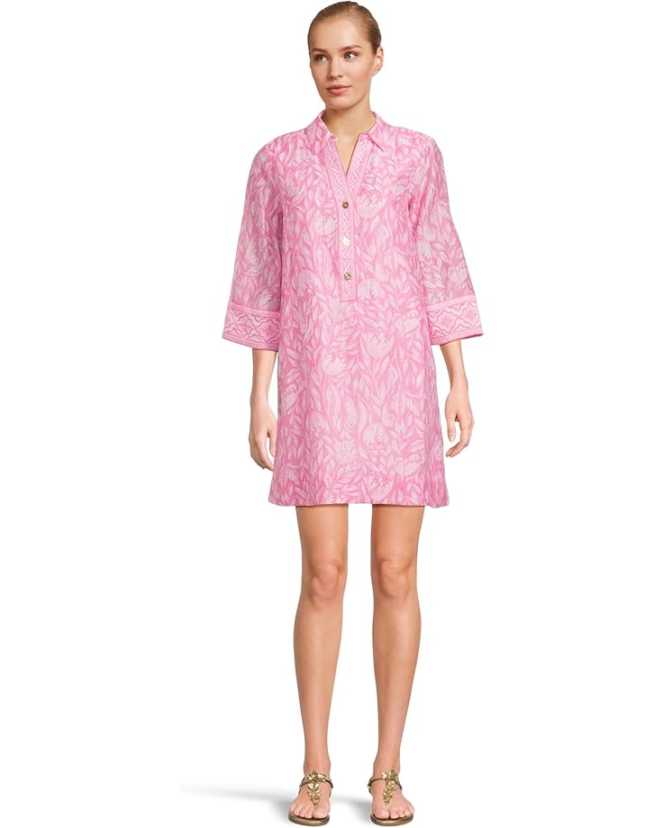Платье Lilly Pulitzer Daphnie Tunic Dress, цвет Rousseau Pink Tulip To Tango Engineered Woven Dress
Платье Lilly Pulitzer Daphnie Tunic Dress, цвет Rousseau Pink Tulip To Tango Engineered Woven Dress