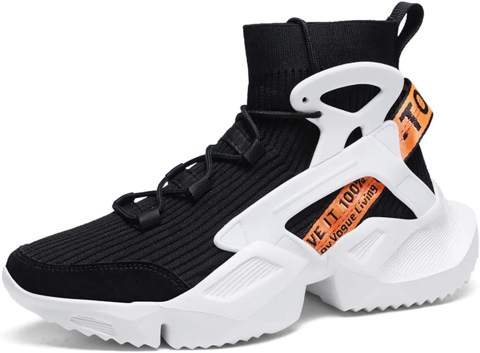 Мужские кроссовки YOHI для бега, высокие кеды, стильные теннисные и прогулочные обувь, повседневные спортивные кроссовки для тренажерного зала, черно-белый
Мужские кроссовки YOHI для бега, высокие кеды, стильные теннисные и прогулочные обувь, повседневные спортивные кроссовки для тренажерного зала, черно-белый