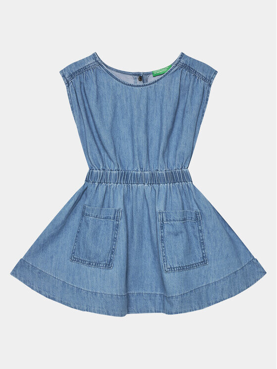 Джинсовое платье свободного кроя United Colors Of Benetton, синий
Джинсовое платье свободного кроя United Colors Of Benetton, синий