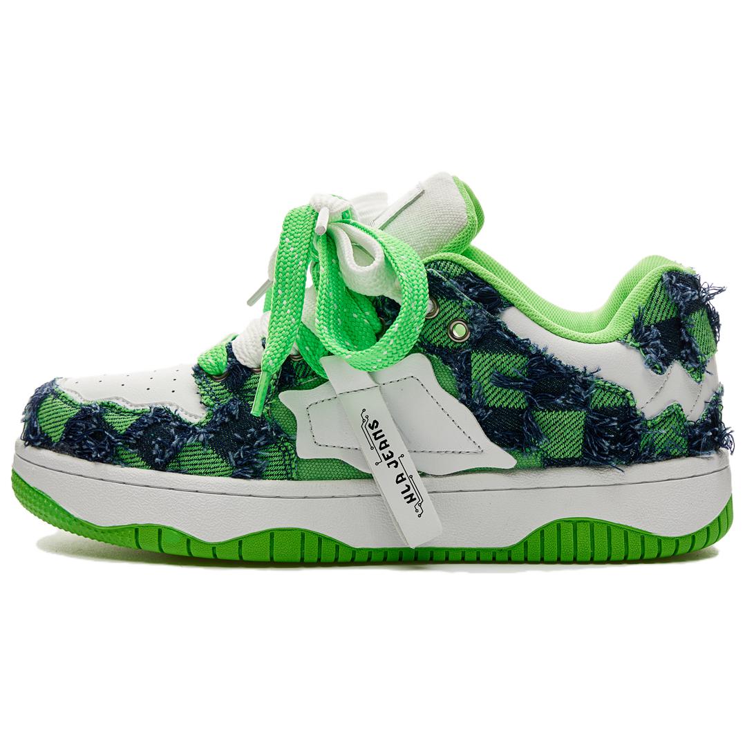 HLA JEANS Износостойкие, легкие, дышащие и нескользящие унисекс скейтбордские кеды Low Top черно-зеленые, цвет Black Green
HLA JEANS Износостойкие, легкие, дышащие и нескользящие унисекс скейтбордские кеды Low Top черно-зеленые, цвет Black Green