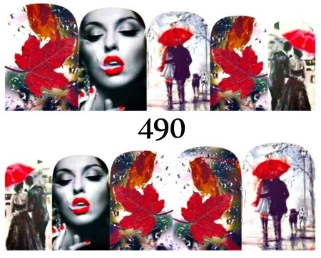 Водные наклейки для ногтей - №490, Raisin
Водные наклейки для ногтей - №490, Raisin