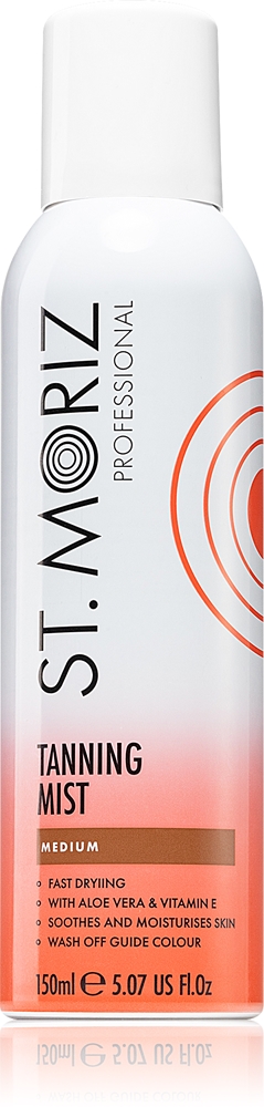 Tanning mist спрей для автозагара St. Moriz, atspalvis medium 150 мл
Tanning mist спрей для автозагара St. Moriz, atspalvis medium 150 мл