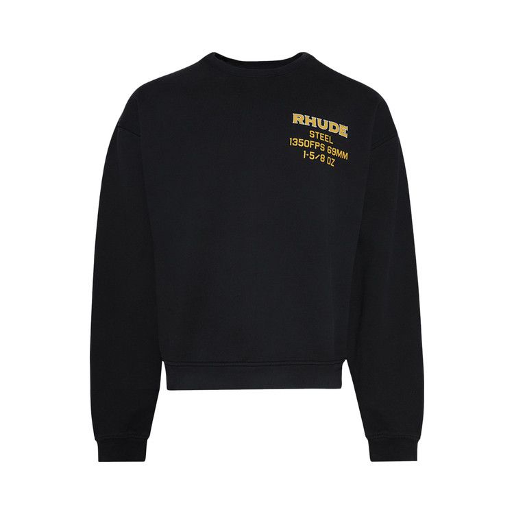 Свитер Rhude Steel Crewneck, Vintage Black 
Свитер Rhude Steel Crewneck, Vintage Black