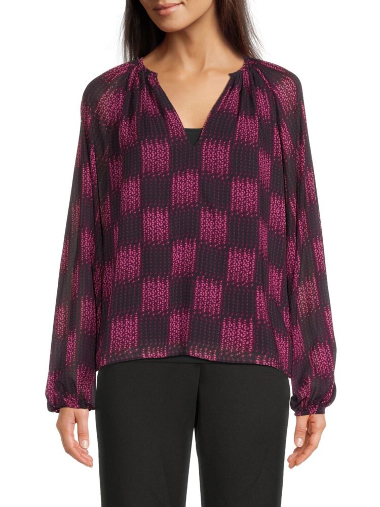 Блузка в клетку Emmalyn Ramy Brook, цвет Boysenberry
Блузка в клетку Emmalyn Ramy Brook, цвет Boysenberry