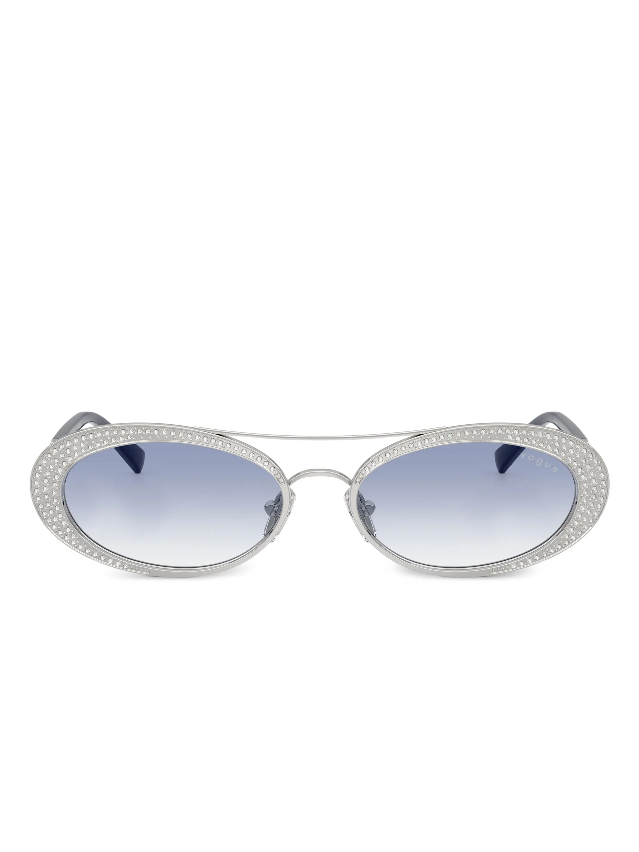 Солнцезащитные очки в овальной оправе Vogue Eyewear, серебристый
Солнцезащитные очки в овальной оправе Vogue Eyewear, серебристый