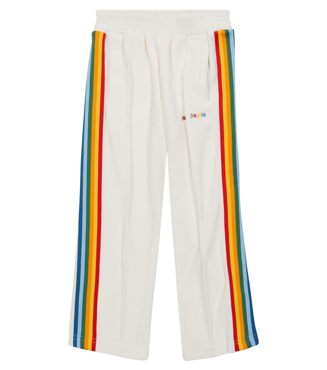 Спортивные брюки из смесовой хлопковой ткани Palm Angels Kids, Multicolor White
Спортивные брюки из смесовой хлопковой ткани Palm Angels Kids, Multicolor White