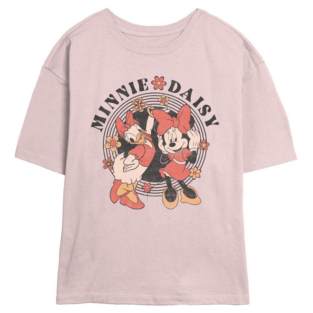 Женская футболка с изображением скиммера для юниоров Disney's Minnie Mouse и Daisy Flower, цвет Blush
Женская футболка с изображением скиммера для юниоров Disney's Minnie Mouse и Daisy Flower, цвет Blush
