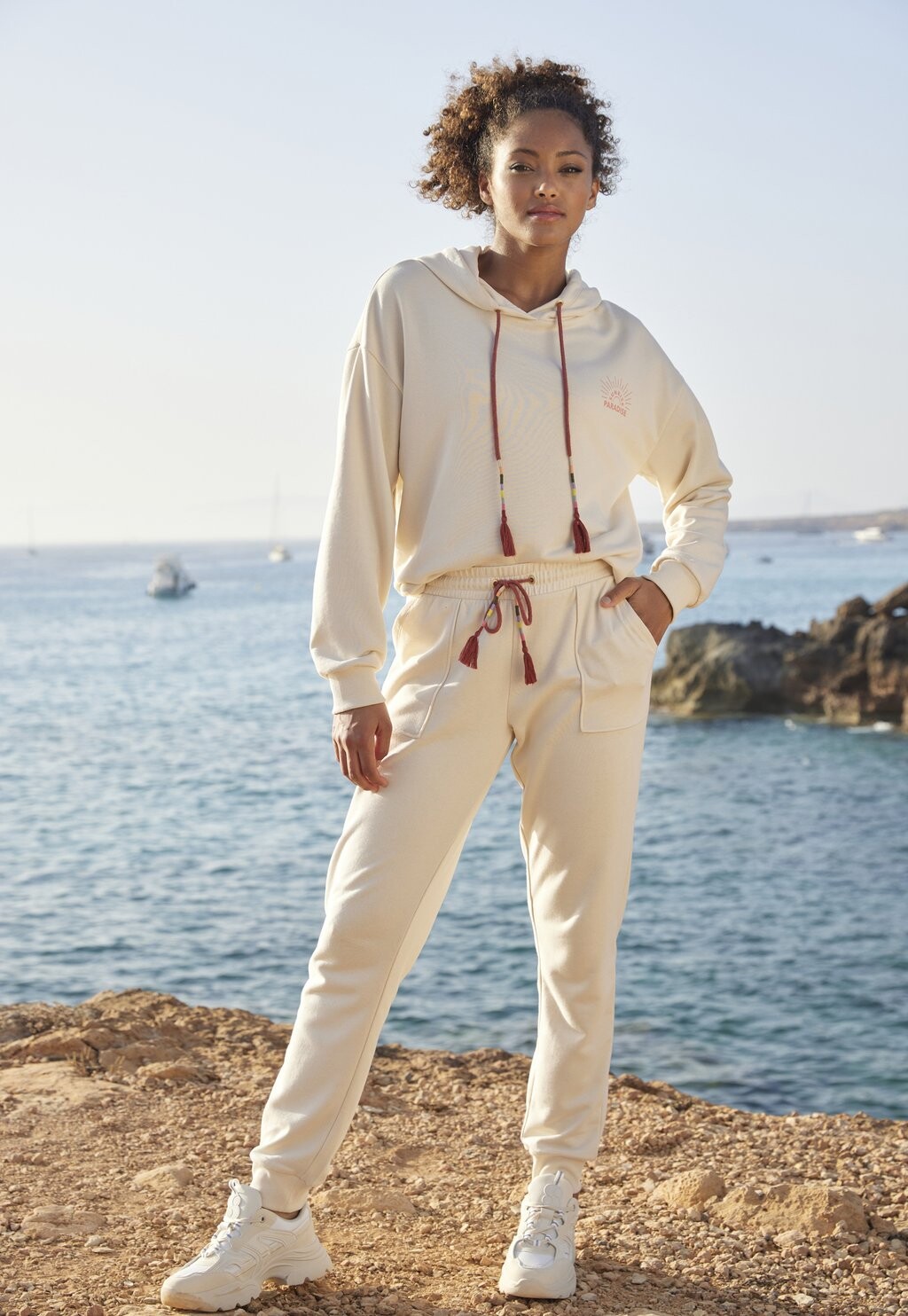 Толстовка с капюшоном Vivance, бежевый 
Толстовка с капюшоном Vivance, бежевый