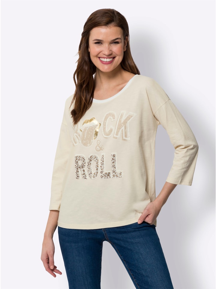 Рубашка с рукавами 3/4 цвета шампанского Heine
Рубашка с рукавами 3/4 цвета шампанского Heine