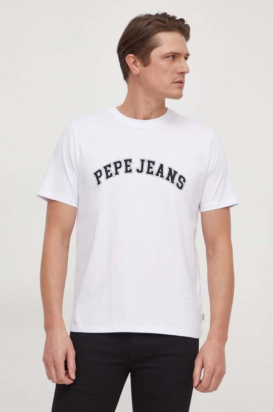 Хлопковая футболка Pepe Jeans, белый
Хлопковая футболка Pepe Jeans, белый