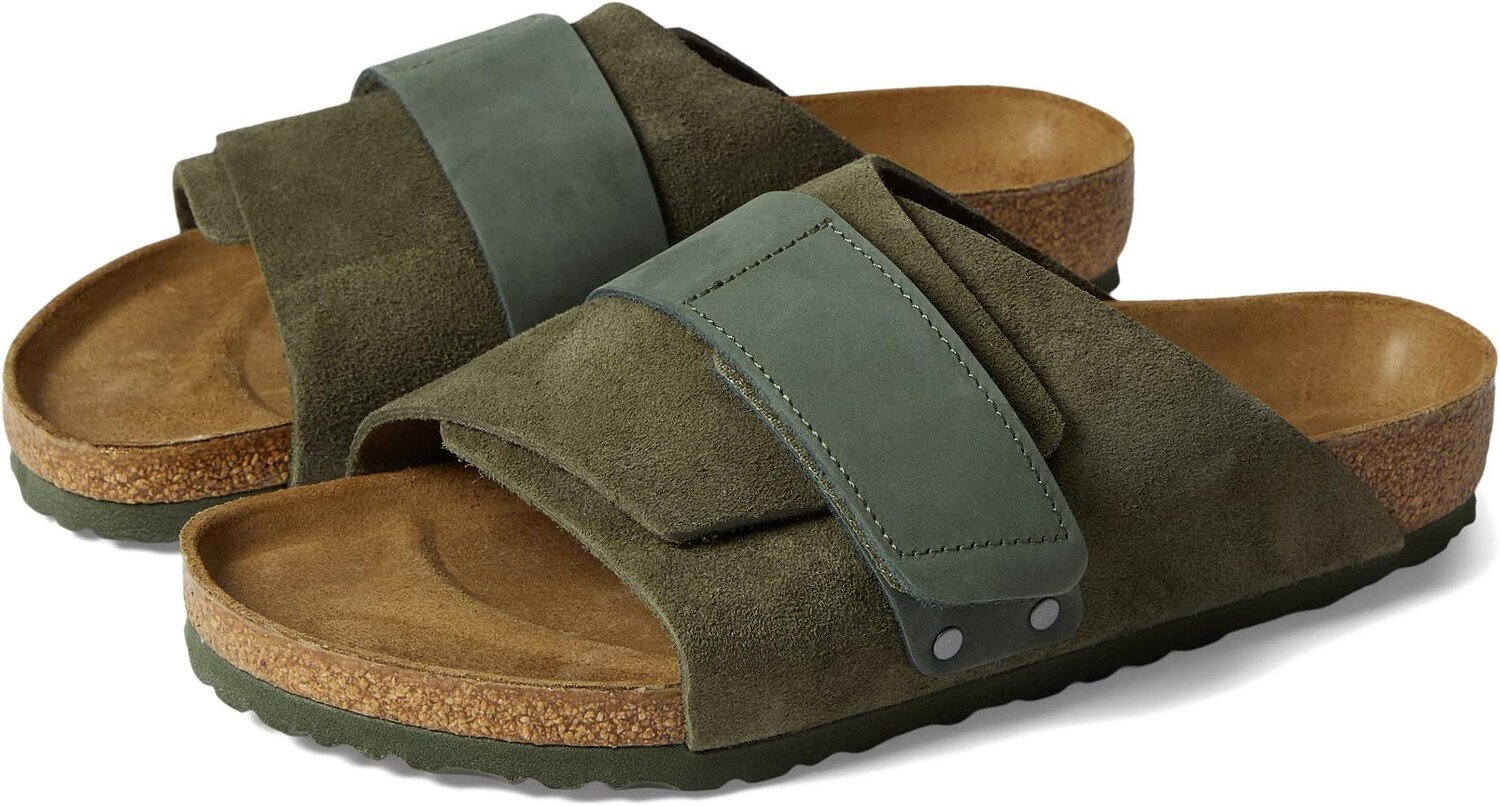 Сандалии Birkenstock Kyoto - Suede, цвет Thyme Suede
Сандалии Birkenstock Kyoto - Suede, цвет Thyme Suede