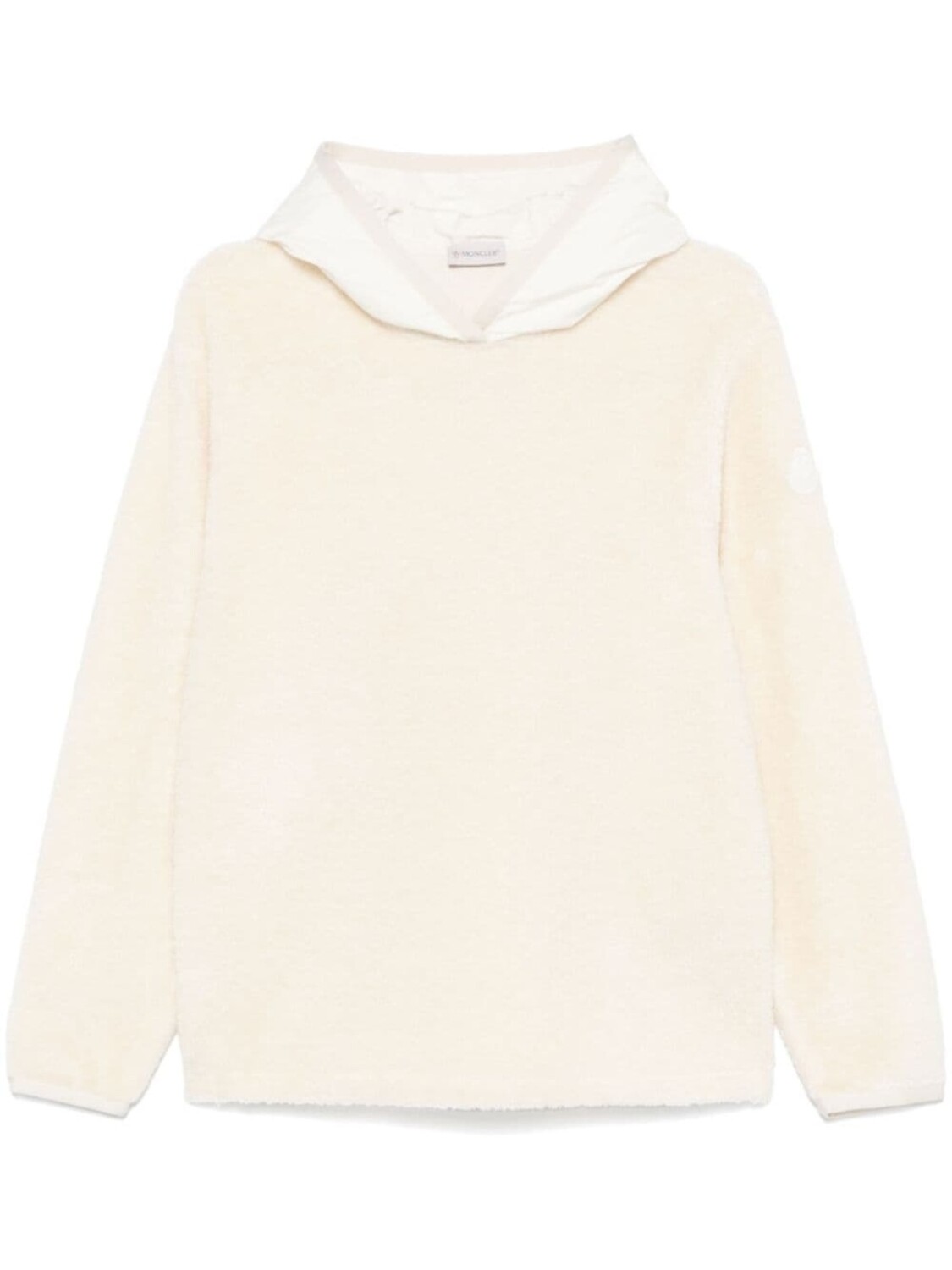 Moncler флисовое худи, белый
Moncler флисовое худи, белый