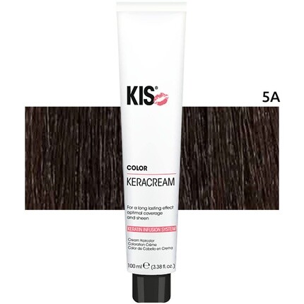 KIS KeraCream Color Перманентная крем-краска для волос 100 мл 5А Интенсивная краска для волос с высокой степенью покрытия Кератиновая инфузия - дружелюбная к животным и экологически чистая
KIS KeraCream Color Перманентная крем-краска для волос 100 мл 5А Интенсивная краска для волос с высокой степенью покрытия Кератиновая инфузия - дружелюбная к животным и экологически чистая