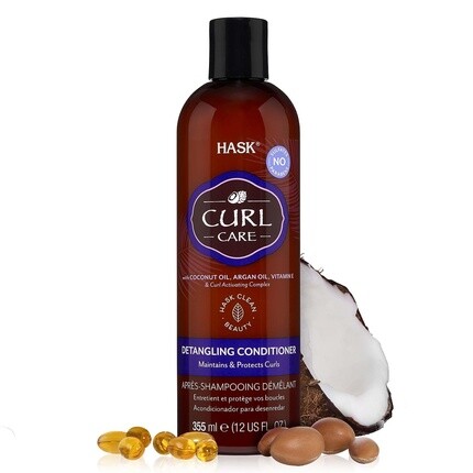 Кондиционер для распутывания волос Curl Care, 355 мл, Hask
Кондиционер для распутывания волос Curl Care, 355 мл, Hask