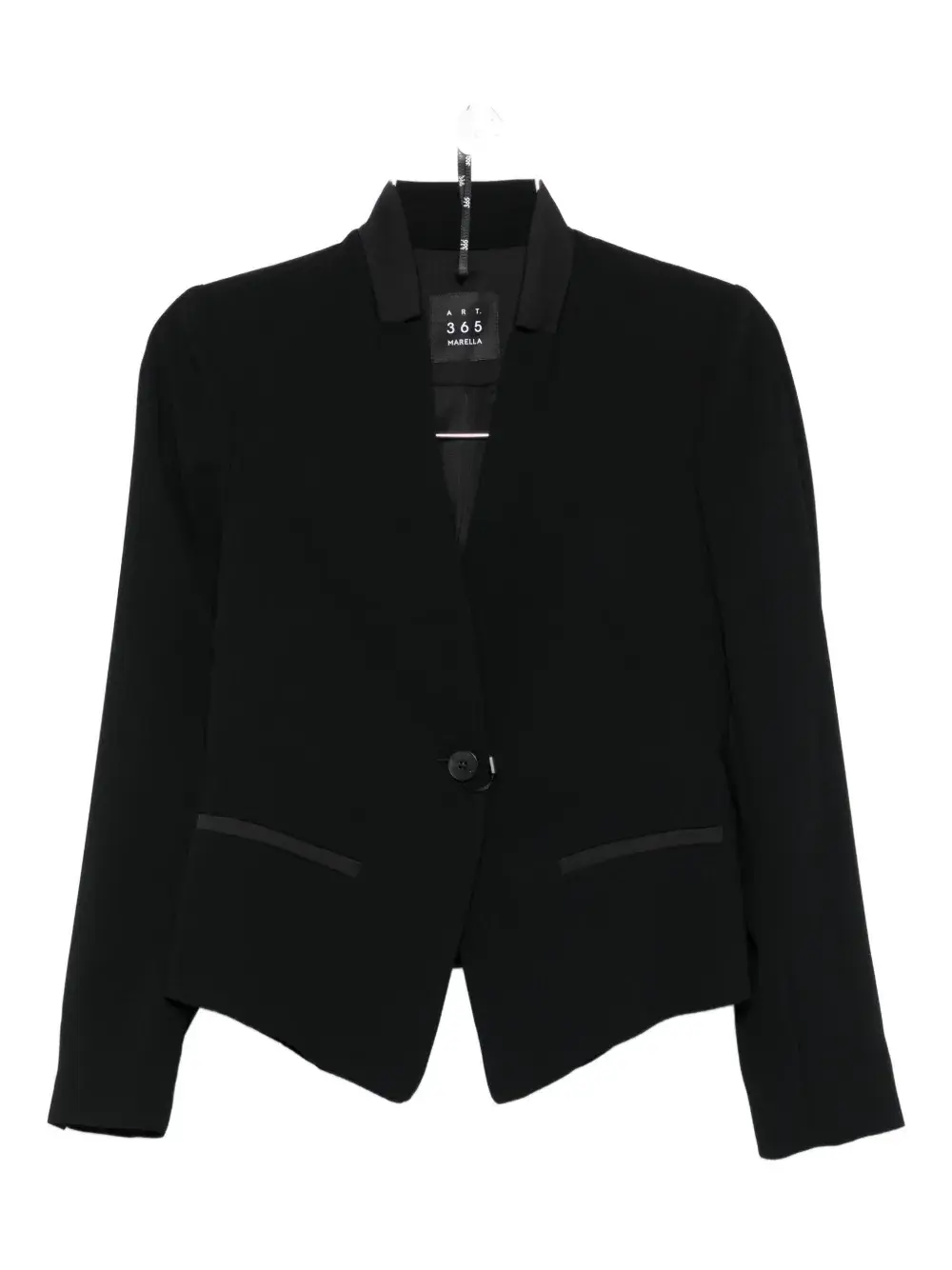 Куртка с одная пуговицей и атласная отделкой Marella, черный
Куртка с одная пуговицей и атласная отделкой Marella, черный