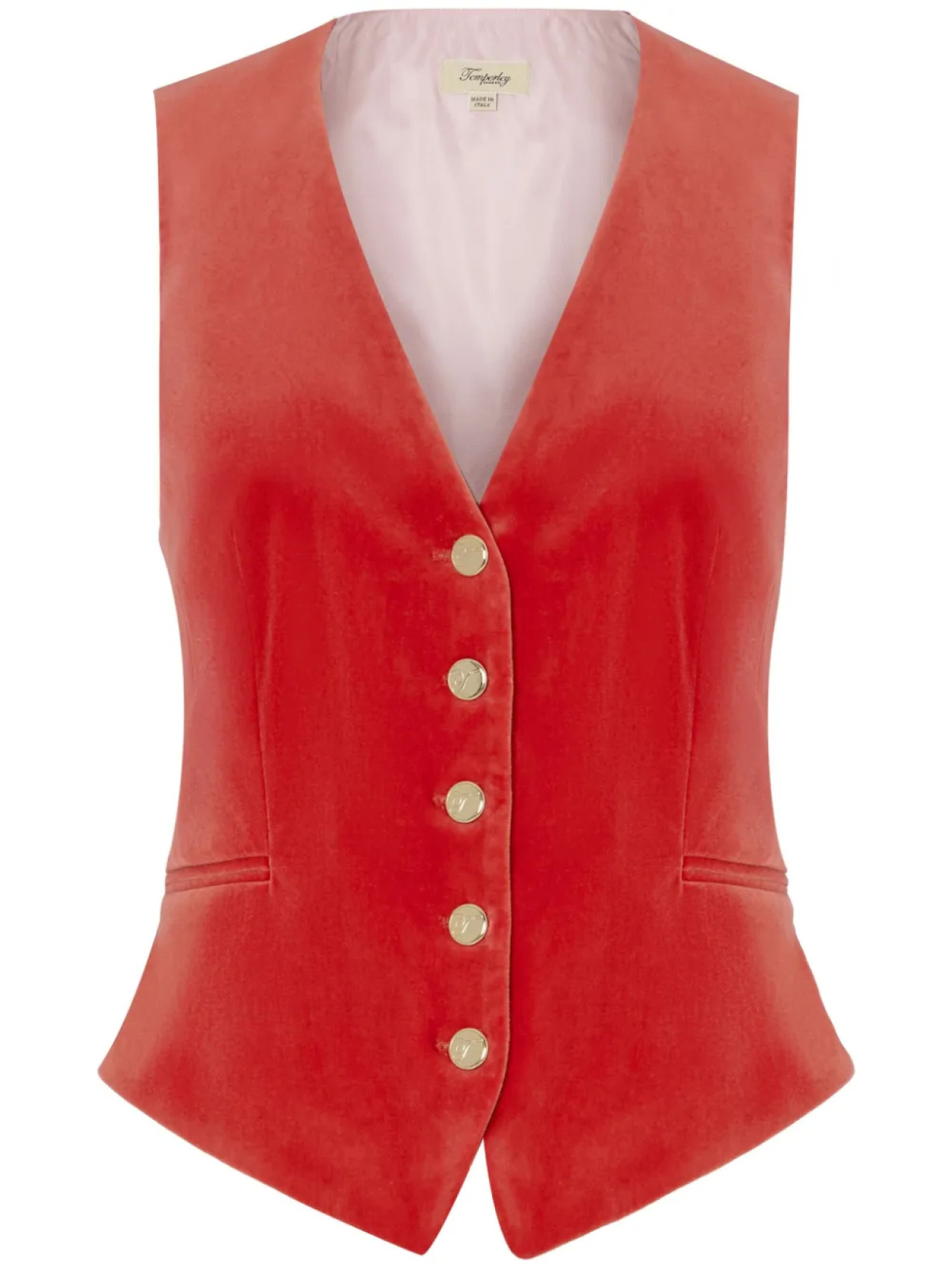 Temperley London бархатный жилет, красный
Temperley London бархатный жилет, красный