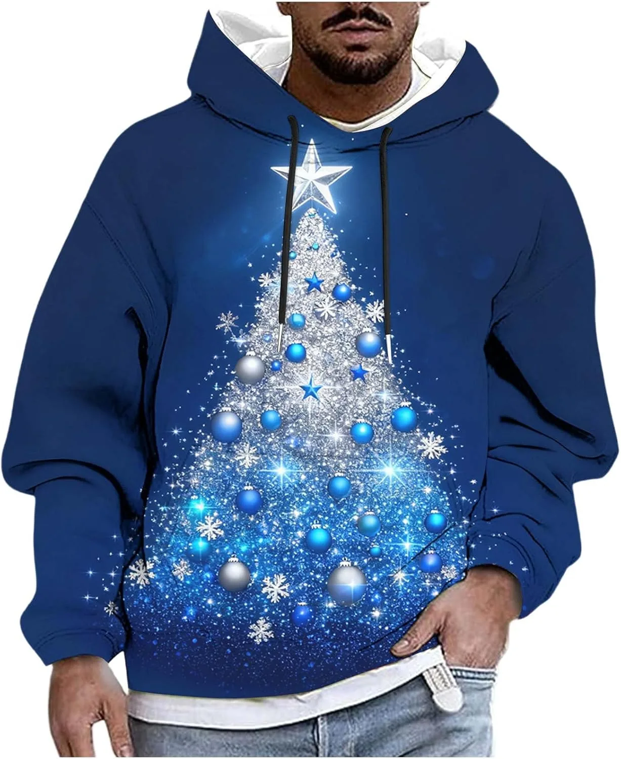 Свитшот мужской с принтом "Рождественский лось"
Свитшот мужской с принтом "Рождественский лось"