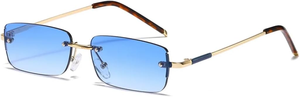 Популярные прямоугольные солнцезащитные очки для женщин и мужчин, винтажные, без оправы, прозрачные, с градиентным покрытием, защита от УФ-излучения UV400 TVTBBVV, 9074-c5
Популярные прямоугольные солнцезащитные очки для женщин и мужчин, винтажные, без оправы, прозрачные, с градиентным покрытием, защита от УФ-излучения UV400 TVTBBVV, 9074-c5