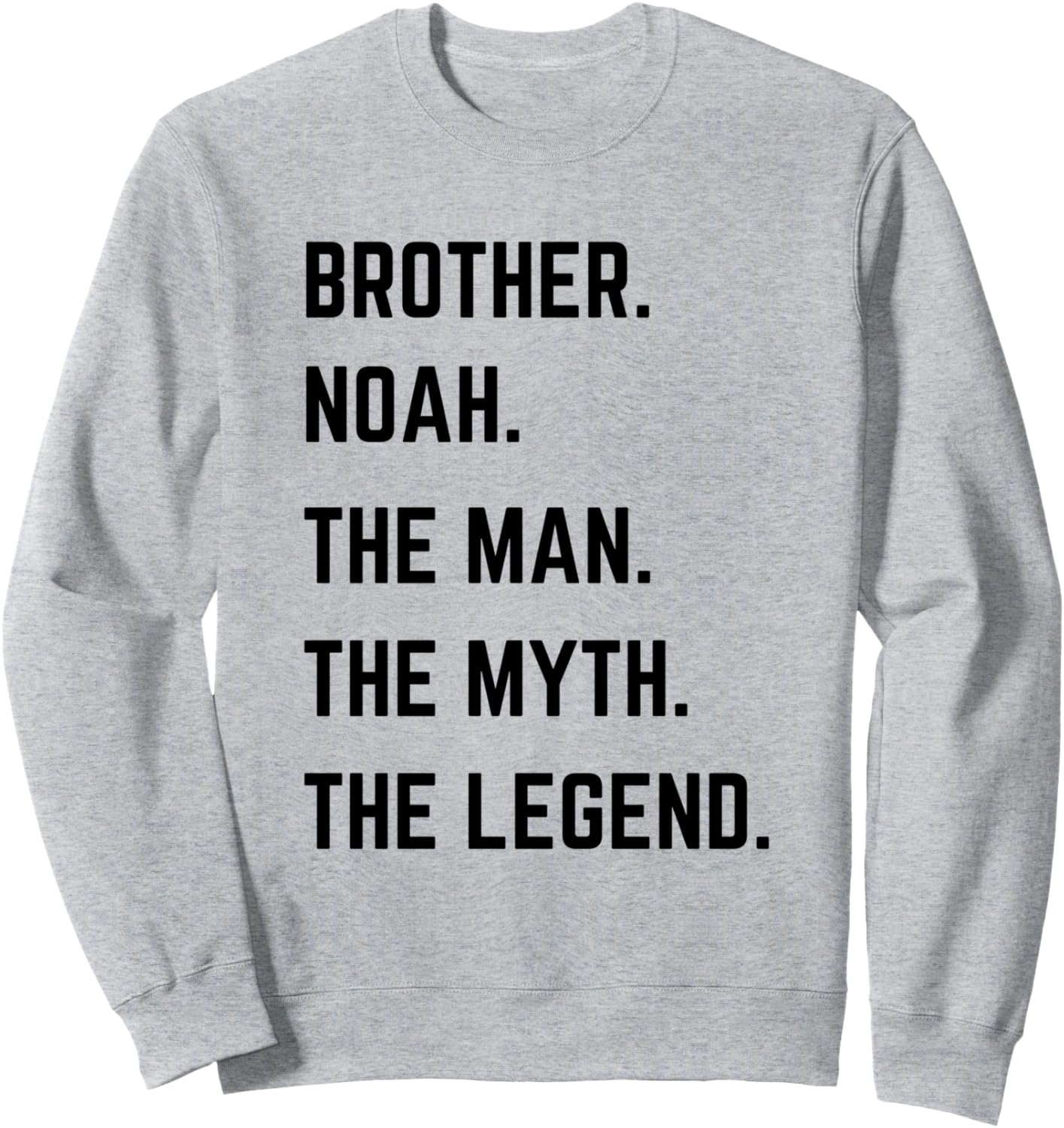 Толстовка «Брат Ной - человек-легенда» ко Дню отца Brother The Man The Myth The Legend Mens Gifts, серый
Толстовка «Брат Ной - человек-легенда» ко Дню отца Brother The Man The Myth The Legend Mens Gifts, серый