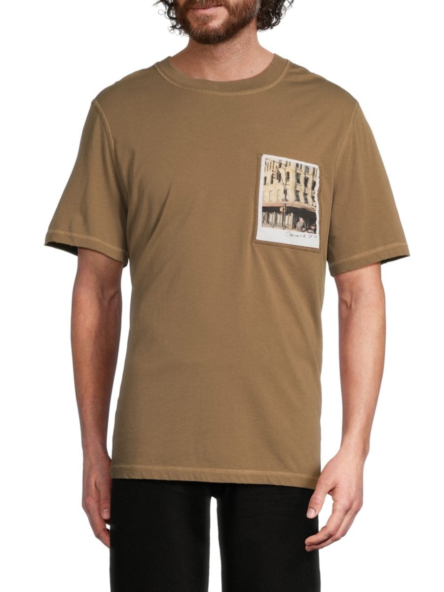 Футболка из хлопка с графическим принтом Helmut Lang, коричневый
Футболка из хлопка с графическим принтом Helmut Lang, коричневый