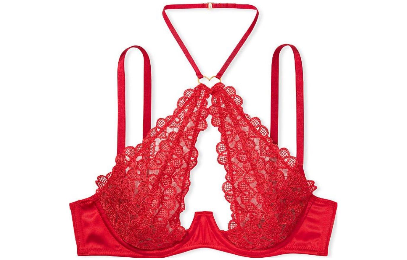 Женское белье Victoria's Secret, красная помада
Женское белье Victoria's Secret, красная помада